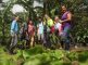 Students planting trees in Nicaragua