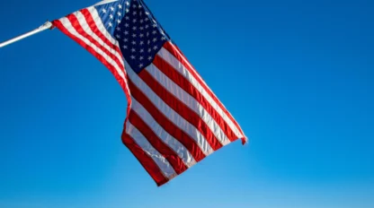 Flag of the United States.