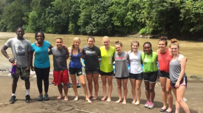 group shot rio pacuare costa rica post rafting adventure